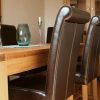 Oak Dining Tables and Leather Chairs (Photo 16 of 25)