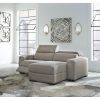 2Pc Maddox Left Arm Facing Sectional Sofas With Chaise Brown (Photo 13 of 15)