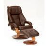 Espresso Leather Swivel Chairs (Photo 17 of 25)