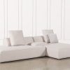 Aquarius Light Grey 2 Piece Sectionals With Laf Chaise (Photo 10 of 25)