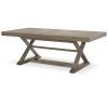 Magnolia Home Taper Turned Bench Gathering Tables With Zinc Top (Photo 10 of 25)