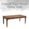 Magnolia Home Taper Turned Bench Gathering Tables With Zinc Top (Photo 3 of 25)