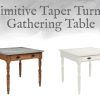 Magnolia Home Taper Turned Jo's White Gathering Tables (Photo 23 of 25)