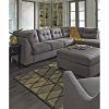 2Pc Burland Contemporary Sectional Sofas Charcoal (Photo 14 of 15)