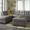 2Pc Luxurious and Plush Corduroy Sectional Sofas Brown (Photo 10 of 15)