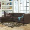 2Pc Maddox Right Arm Facing Sectional Sofas With Chaise Brown (Photo 2 of 15)