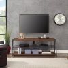Mainstays Arris 3-in-1 Tv Stands in Canyon Walnut Finish (Photo 6 of 15)