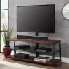 Mainstays Arris 3-in-1 Tv Stands in Canyon Walnut Finish (Photo 14 of 15)