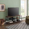 Mainstays Arris 3-in-1 Tv Stands in Canyon Walnut Finish (Photo 8 of 15)