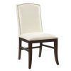Ivory Leather Dining Chairs (Photo 12 of 25)