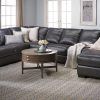 Divani Casa Arthur Modern Grey Fabric Sectional Sofa W/ Left Facing intended for Norfolk Grey 3 Piece Sectionals With Laf Chaise (Photo 6496 of 7825)