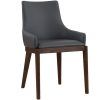 Dark Brown Leather Dining Chairs (Photo 16 of 25)
