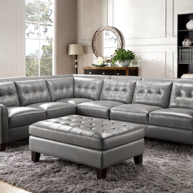 2024 Best of Noa Sectional Sofas with Ottoman Gray