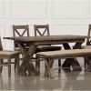 Jaxon Grey 7 Piece Rectangle Extension Dining Sets With Uph Chairs (Photo 2 of 25)