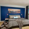 Blue Wall Accents (Photo 11 of 15)