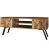 Natural 2-Door Plasma Console Tables (Photo 15 of 25)