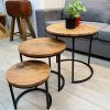 Coffee Tables of 3 Nesting Tables (Photo 5 of 15)