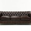 Mansfield Cocoa Leather Sofa Chairs (Photo 1 of 25)