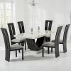 Marble Effect Dining Tables and Chairs (Photo 7 of 25)