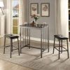Parsons Black Marble Top & Dark Steel Base 48X16 Console Tables (Photo 18 of 25)