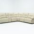 25 Inspirations Marcus Oyster 6 Piece Sectionals with Power Headrest and Usb
