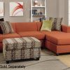 Orange Sectional Sofa (Photo 17 of 20)