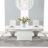 Oval White High Gloss Dining Tables (Photo 6 of 25)