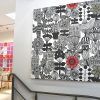 Marimekko 'kevatjuhla' Fabric Wall Art (Photo 3 of 15)