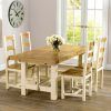 Cream and Oak Dining Tables (Photo 14 of 25)