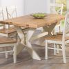 Cream and Wood Dining Tables (Photo 9 of 25)