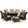 8 Seater Round Dining Table and Chairs (Photo 5 of 25)