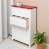 Tv Stands Cabinet Media Console Shelves 2 Drawers With Led Light (Photo 12 of 15)