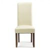 Cream Faux Leather Dining Chairs (Photo 20 of 25)
