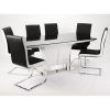 White Gloss Dining Tables and 6 Chairs (Photo 15 of 25)