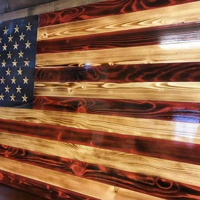 25 Best Wooden American Flag Wall Art