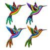 3d Metal Colorful Birds Sculptures (Photo 4 of 15)