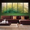 Abstract Metal Wall Art Painting (Photo 12 of 15)