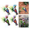 3d Metal Colorful Birds Sculptures (Photo 5 of 15)