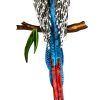 Bird Macaw Wall Sculpture (Photo 15 of 15)