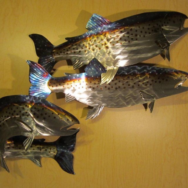 Top 20 of Stainless Steel Fish Wall Art