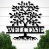 Vintage Metal Welcome Sign Wall Art (Photo 14 of 15)