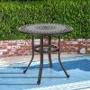 Round Steel Patio Coffee Tables (Photo 11 of 15)