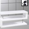 Contemporary White Tv Stands (Photo 7 of 20)