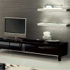 Black Tv Stand With Glass Doors (Photo 18 of 20)