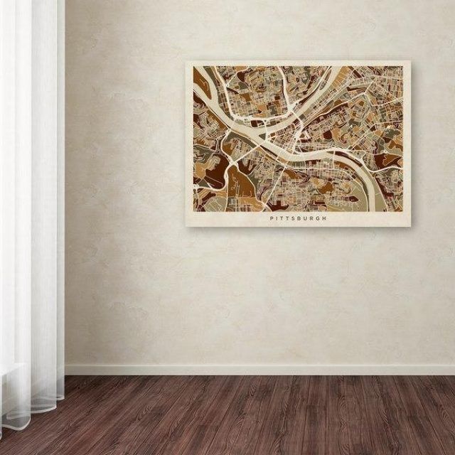 2024 Best of Pittsburgh Map Wall Art