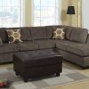 Leather and Suede Sectional Sofa (Photo 11 of 20)