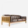 Florence Mid Century Modern Right Sectional Sofas Cognac Tan (Photo 9 of 15)