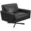 Leather Black Swivel Chairs (Photo 5 of 25)