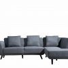 Dulce Mid-Century Chaise Sofas Light Gray (Photo 8 of 15)