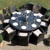 8 Seater Round Dining Table and Chairs (Photo 23 of 25)